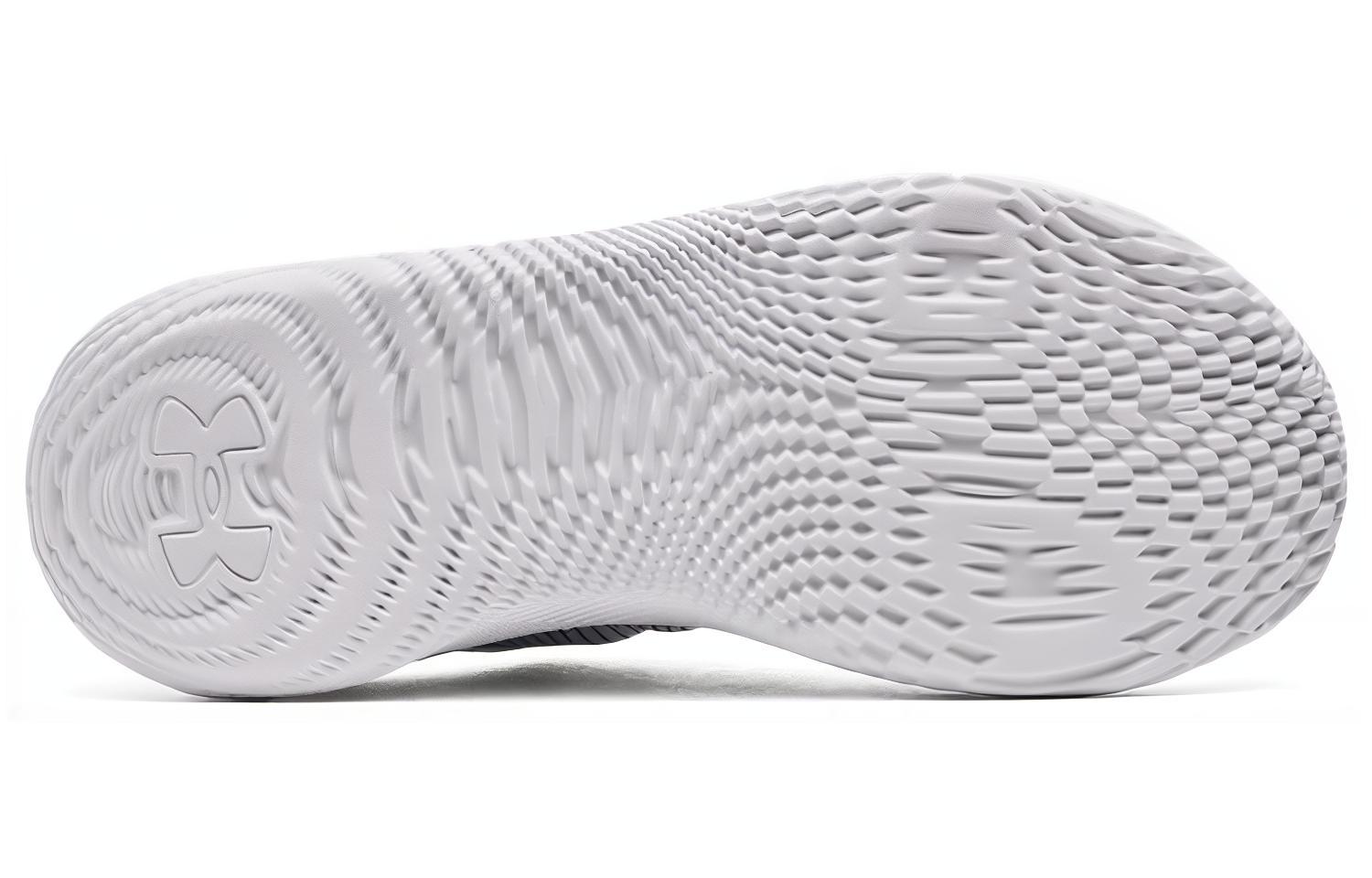 Shop (W) UAスリップスピード トレーナー 白/シルバー 3027812-100