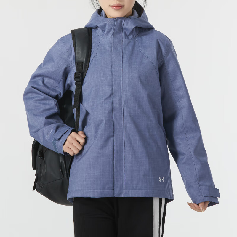 Lookbook (W) Under Armour 三合一跑步健身外套 藍紫色 1296868-767