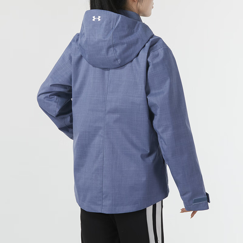 Shop (W) Under Armour 三合一跑步健身外套 藍紫色 1296868-767