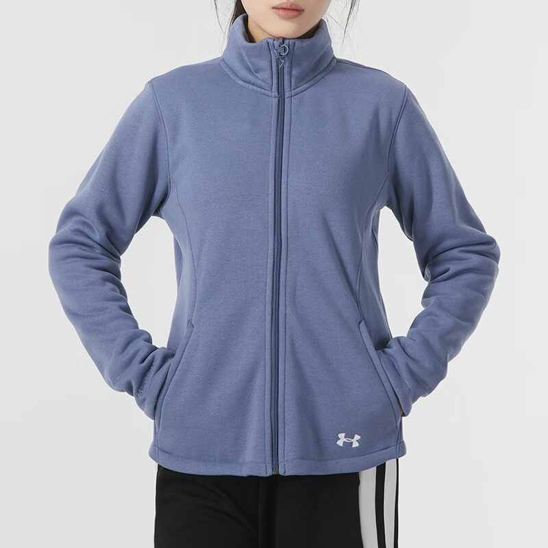 Details for (W) Under Armour 三合一跑步健身外套 藍紫色 1296868-767