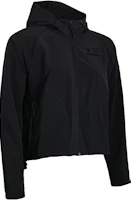 (Women) Under Armour Solid Color Hoodie Jacket - Black 1380183-001 (Women) Under Armour Solid Color Hoodie Jacket - Black 1380183-001