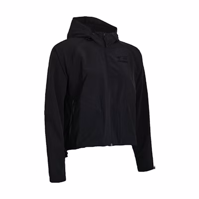 (Women) Under Armour Solid Color Hoodie Jacket - Black 1380183-001