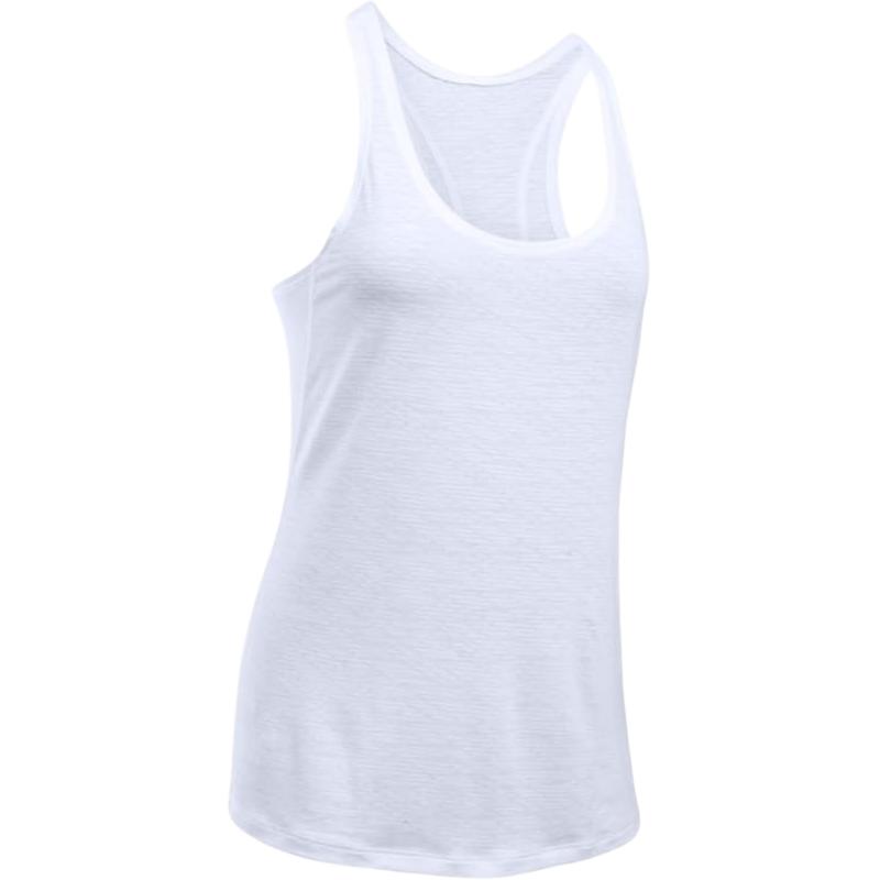 (Women) Under Armour Solid Color Racerback Tank Top 1289389-100