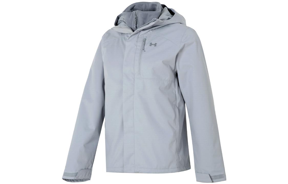 (Women) Under Armour Solid Light Blue Athletic Casual Hoodie Jacket 1371593-011 圖 2