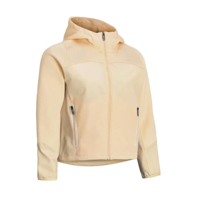 (Women) Under Armour Solid Zip Hoodie Jacket Puff Pink 1374632-804