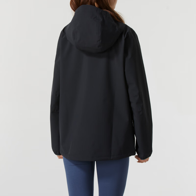 Shop (Women) Under Armour Stormproof Hooded Windbreaker Jacket Black 1376067-003