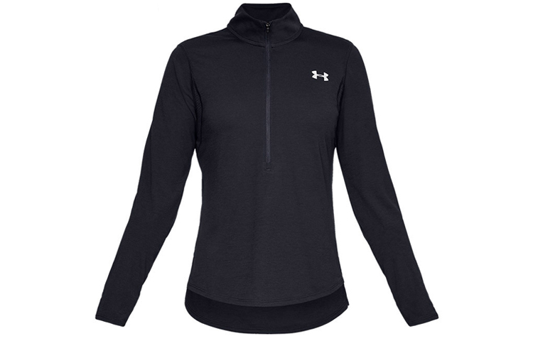 (Women) Under Armour Streaker Black Running Sweatshirt 1326502-001