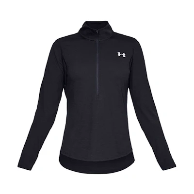 (Women) Under Armour Streaker Black Running Sweatshirt 1326502-001