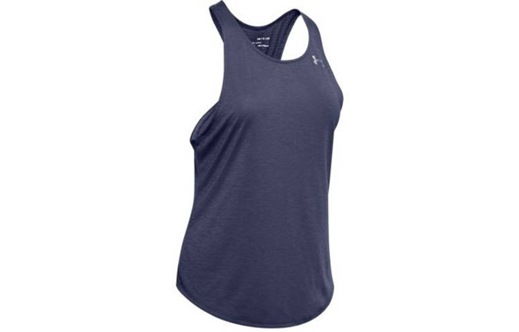 (Women) Under Armour Streaker Racer Tank Top Blue 1326498-497