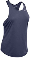 (Women) Under Armour Streaker Racer Tank Top Blue 1326498-497 (Women) Under Armour Streaker Racer Tank Top Blue 1326498-497