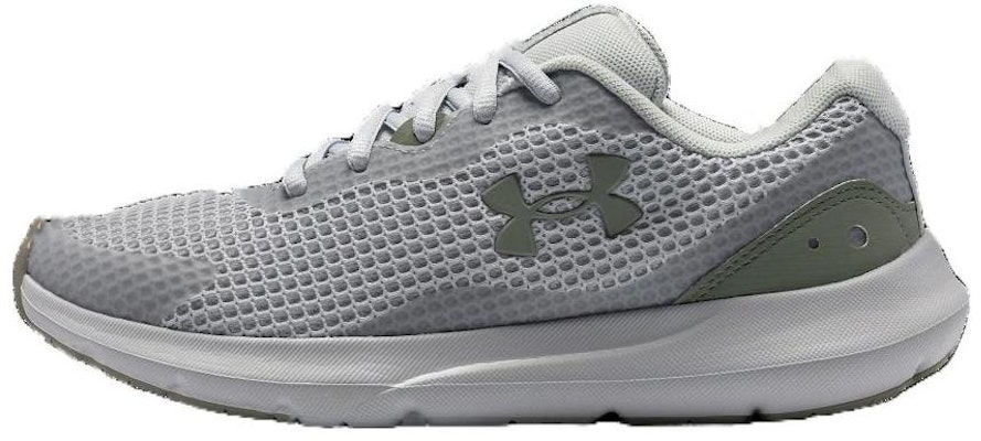 (Women) Under Armour Surge 3 'Halo Grey Grove Green' 3024894-115 Buy (Women) Under Armour Surge 3 'Halo Grey Grove Green' 3024894-115