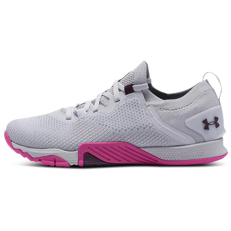 (Women) Under Armour TriBase Reign 3 Running Shoes Grey 3023699-100