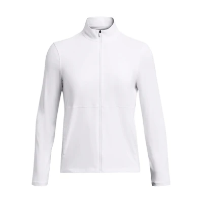 (Women) Under Armour UA Fish Pro White Quick-Dry Full-Zip Jacket Sweatshirt 1385289-100