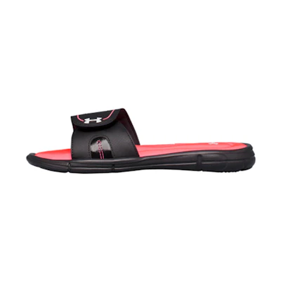 (W) UA UA Ignite VIII Slides 'Black Pink'