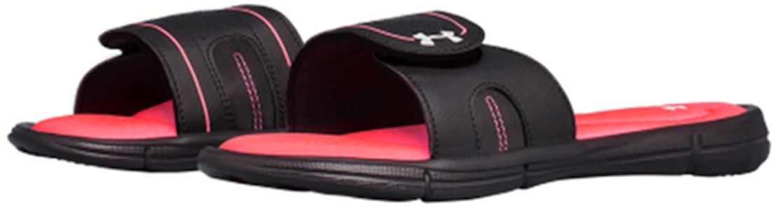 (W) Under Armour UA Ignite VIII Slides 'Hitam Pink' 1287319-004 Lookbook (W) Under Armour UA Ignite VIII Slides 'Hitam Pink' 1287319-004