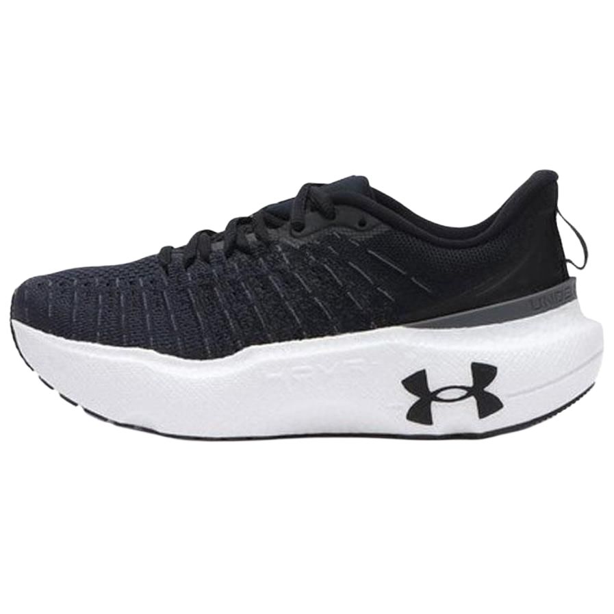 (Women) Under Armour UA Infinite Elite Low-Top Running Shoes Black White Casual 3027199-001