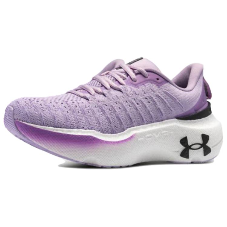 (Women) Under Armour UA Infinite Elite Running Shoes Purple/White - Soft & Comfortable 3027199-501