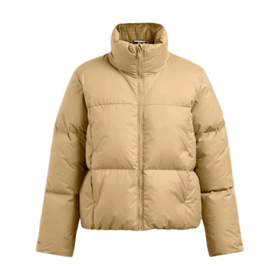 (Women) Under Armour UA Limitless Camel Brown Soft Puffer Jacket. 1384648-263