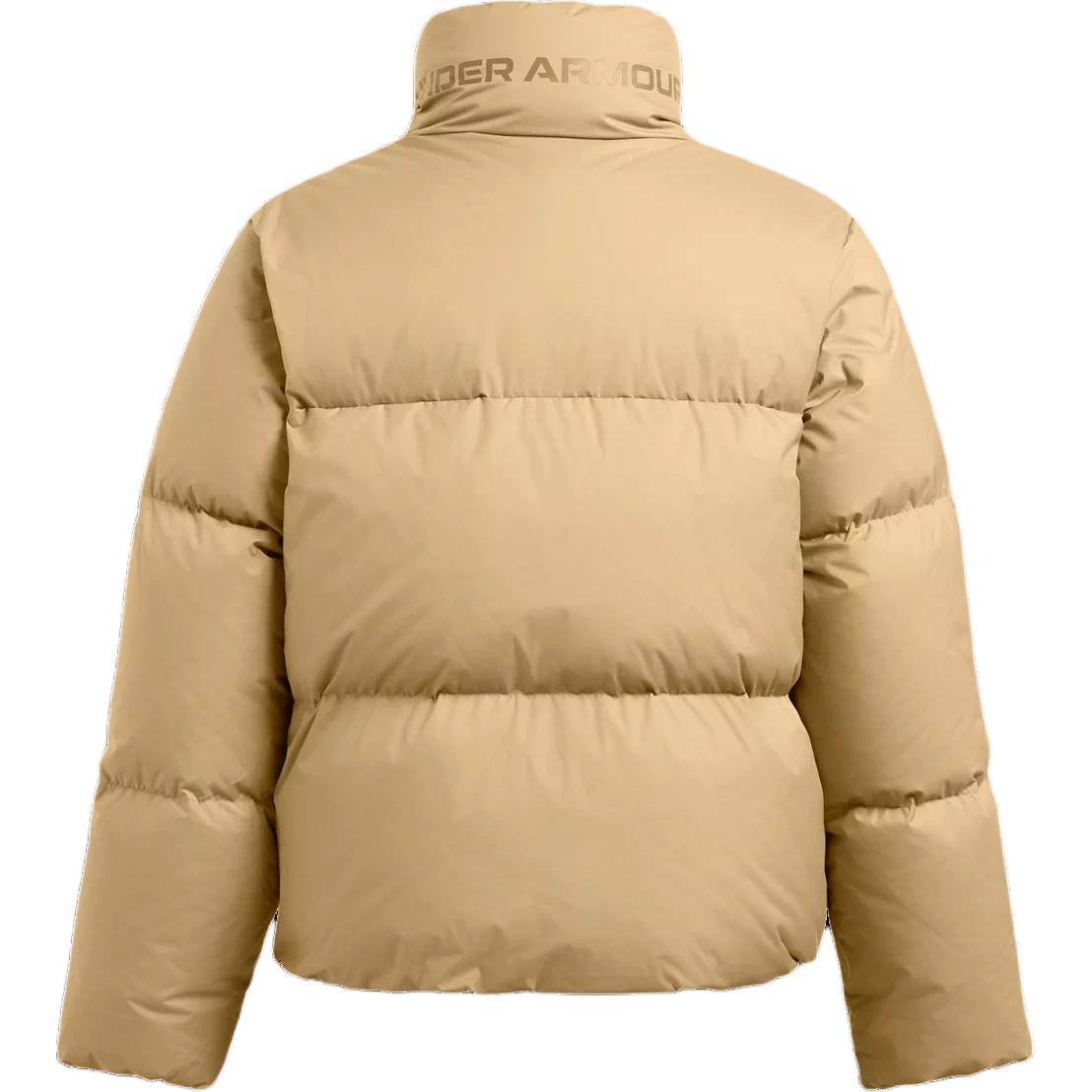 Lookbook (W) Under Armour UA Limitless Jaket Puffer Coklat Camel. 1384648-263