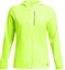 Order (W) Chaqueta con capucha y cremallera Under Armour UA OutRun The Storm Amarillo Limón. 1377043-731