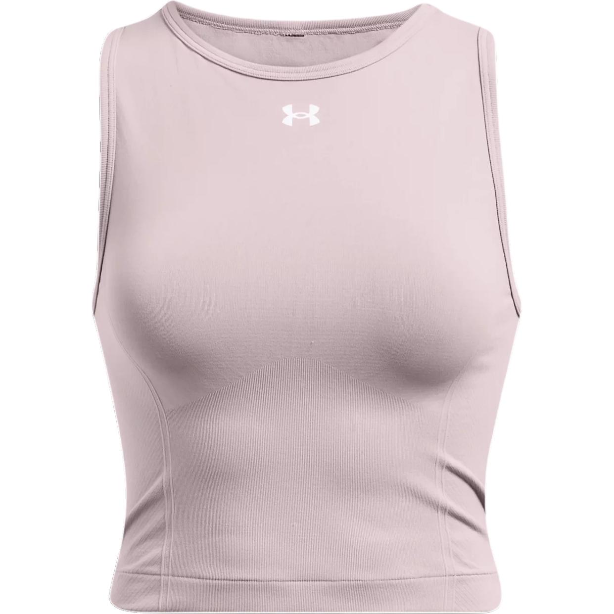 (Women) Under Armour UA Seamless Soft Comfortable Slim Fit Tank Top - Gray. 1379148-015