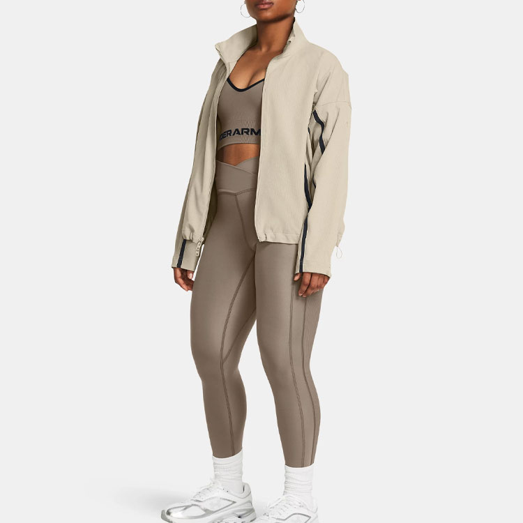 Details for (W) Under Armour UA 復古標誌拼接透氣外套 卡其色 1385895-289