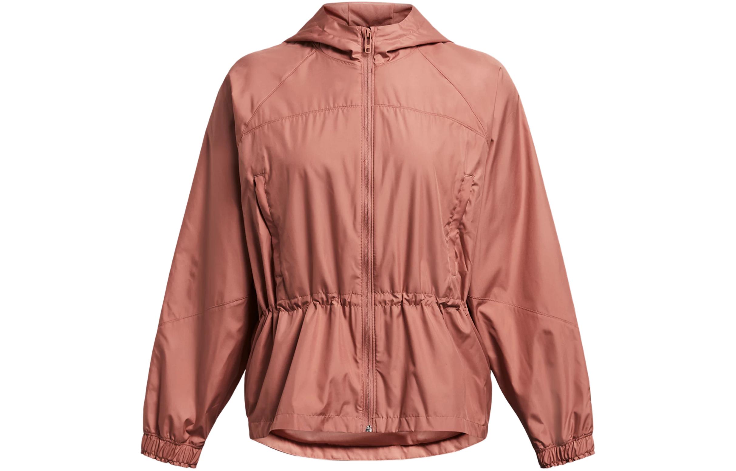 (Women) Under Armour UA Vanish Elite Women’s Coral Breathable Waterproof Hoodie Jacket 1382726-696