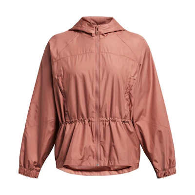 (Women) Under Armour UA Vanish Elite Women’s Coral Breathable Waterproof Hoodie Jacket 1382726-696