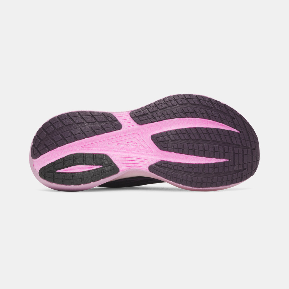 Shop (Women) Under Armour UA Velociti Distance Running Shoes Black Mauve Pink White 6006031-002