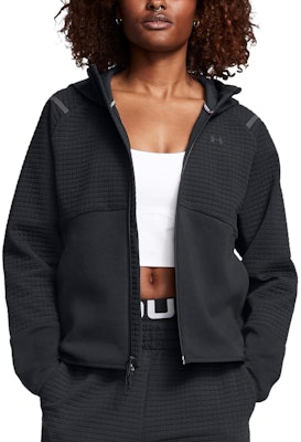 (W) Under Armour Unstoppable Hoodie Jaket Full-Zip Logo Hitam. 1389842-001 Shop (W) Under Armour Unstoppable Hoodie Jaket Full-Zip Logo Hitam. 1389842-001