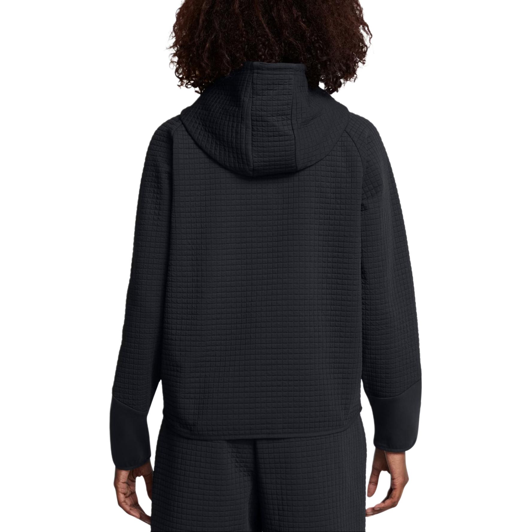 Details for (W) Under Armour Unstoppable Hoodie Jaket Full-Zip Logo Hitam. 1389842-001