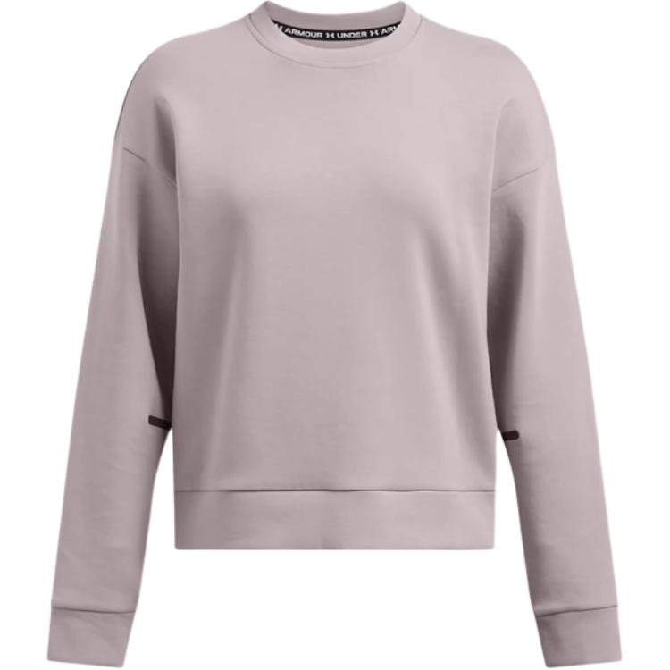 (Women) Under Armour Unstoppable Loose Fit Sweatshirt Grey - Soft & Breathable 1387883-015