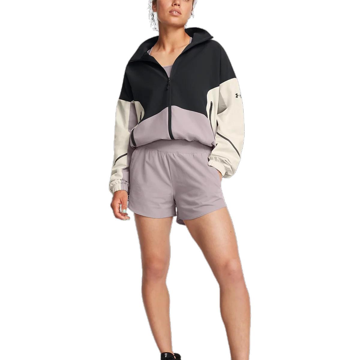 Details for (W) Under Armour Unstoppable 復古拼色運動外套 黑色 1374889-002