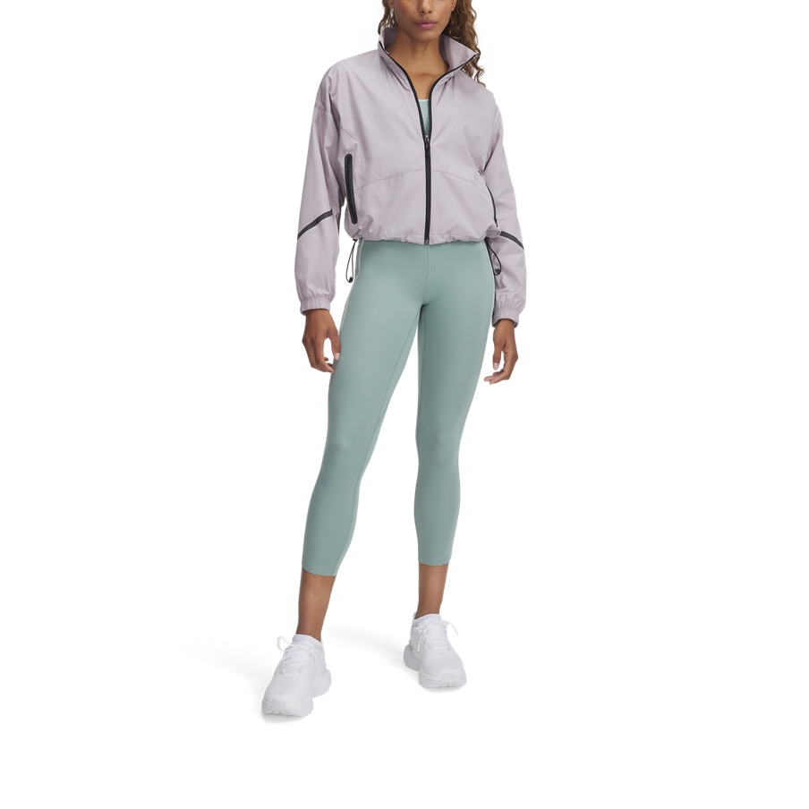 (Women) Under Armour Unstoppable SS25 Relaxed Breathable Jacket Dawn Gray Pink 1389677-009 圖 4