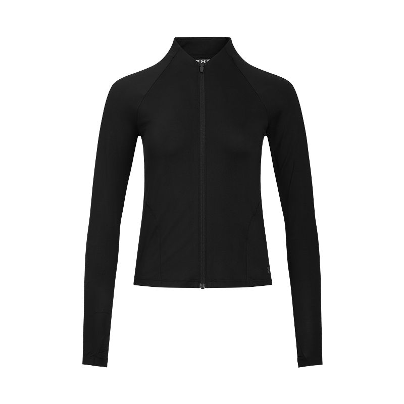 (Women) Under Armour Vanish Elite SS25 Black Sports Casual Zip-Up Jacket 1389873-001