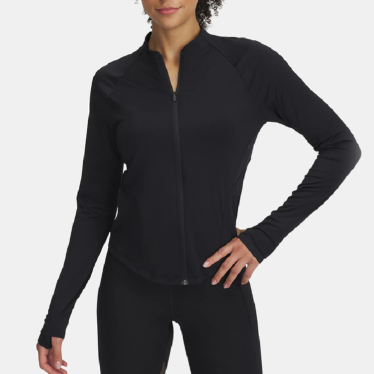 (Women) Under Armour Vanish Elite SS25 Black Sports Casual Zip-Up Jacket 1389873-001 圖 4