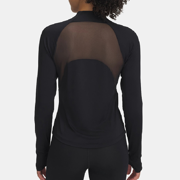 (Women) Under Armour Vanish Elite SS25 Black Sports Casual Zip-Up Jacket 1389873-001 圖 5