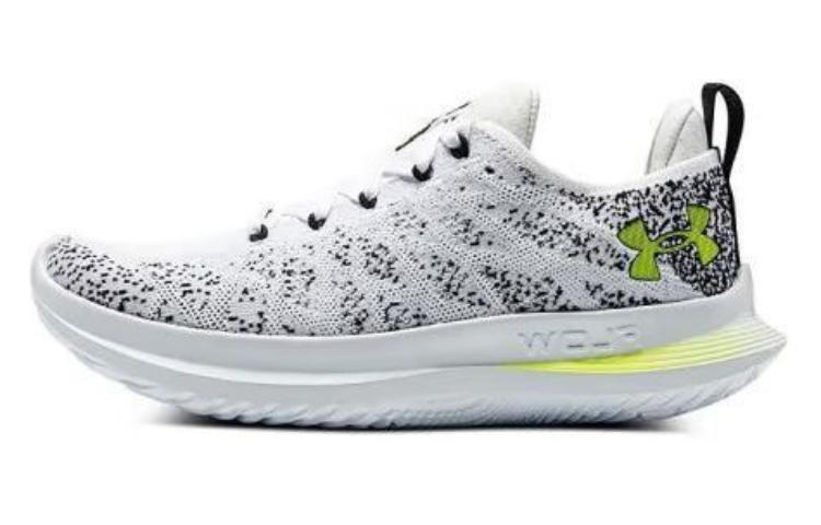 (Women) Under Armour Velociti 3 Running Shoes White Black - Lightweight & Cushioned 3026124-104
