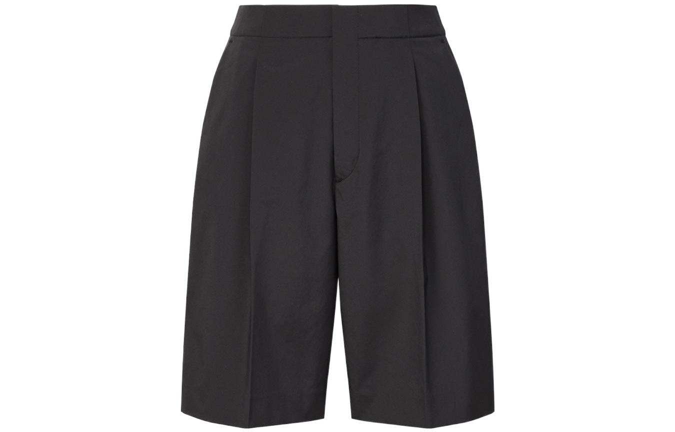 (Women) UNIQLO  Solid Pleated Casual Shorts 448575-09