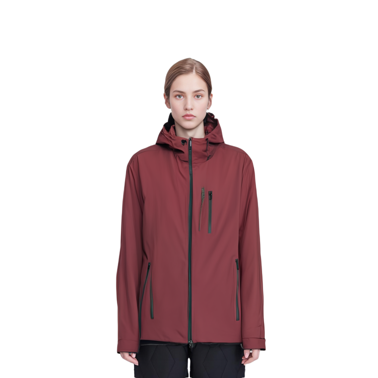 Purchase (W) UNIQLO 純色拉鍊連帽外套 - 莓果紅 453722-17