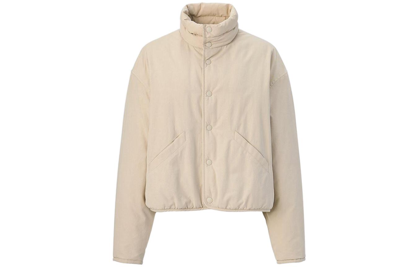Order (W) UNIQLO 女裝 FW22 米色單排釦立領外套 452224-30
