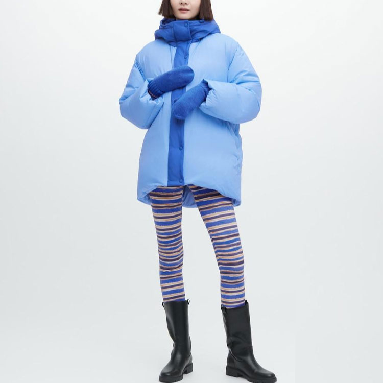 (Women) UNIQLO MARNI  Light Blue Down Hoodie Jacket Collaboration. 457941-61 圖 3