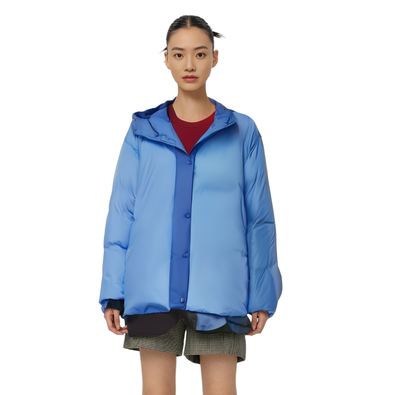 (Women) UNIQLO MARNI  Light Blue Down Hoodie Jacket Collaboration. 457941-61 圖 5