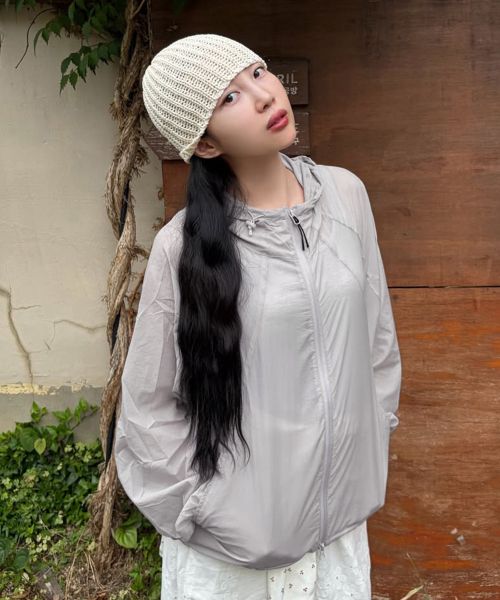 (Women) URBANDTYPE Airlite Raglan Windbreaker Light Grey UBEAJP001LG