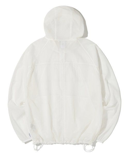 Sizing (Women) URBANDTYPE Airlite Raglan Windbreaker White UBEAJP001WH