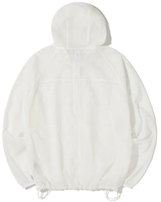 (Women) URBANDTYPE Airlite Raglan Windbreaker White UBEAJP001WH Sizing (Women) URBANDTYPE Airlite Raglan Windbreaker White UBEAJP001WH