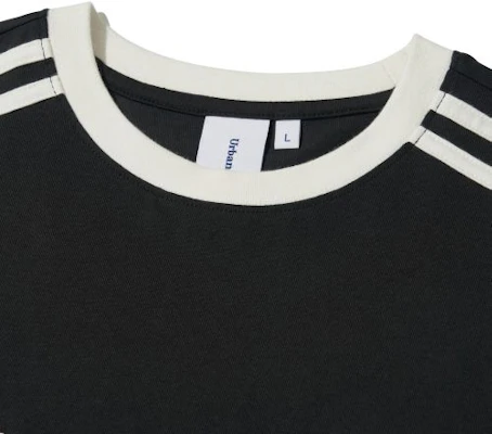 (W) URBANDTYPE 풋볼 저지 티셔츠_블랙 UBDUTS002BK Purchase (W) URBANDTYPE 풋볼 저지 티셔츠_블랙 UBDUTS002BK