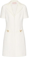 (Women) Valentino Beige Loose Fit V-Neck Short Sleeve Mini Dress. 3B3VA4506U9A03 (Women) Valentino Beige Loose Fit V-Neck Short Sleeve Mini Dress. 3B3VA4506U9A03