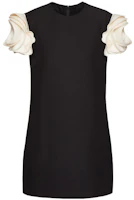 Order (Women) Valentino Black Colorblock Short-Sleeve Mini Dress. 4B3VA6D81CF0NA