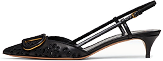 (Women) Valentino 'Black Embroidered Calfskin Lace-Up Heels' WW2S0Q70DUK0NO (Women) Valentino 'Black Embroidered Calfskin Lace-Up Heels' WW2S0Q70DUK0NO